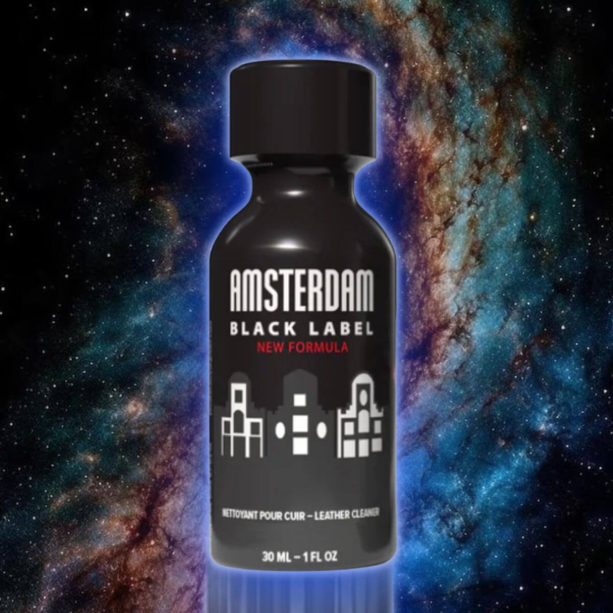 Poppers Amsterdam Black - Extreme Formula Lederreiniger Express