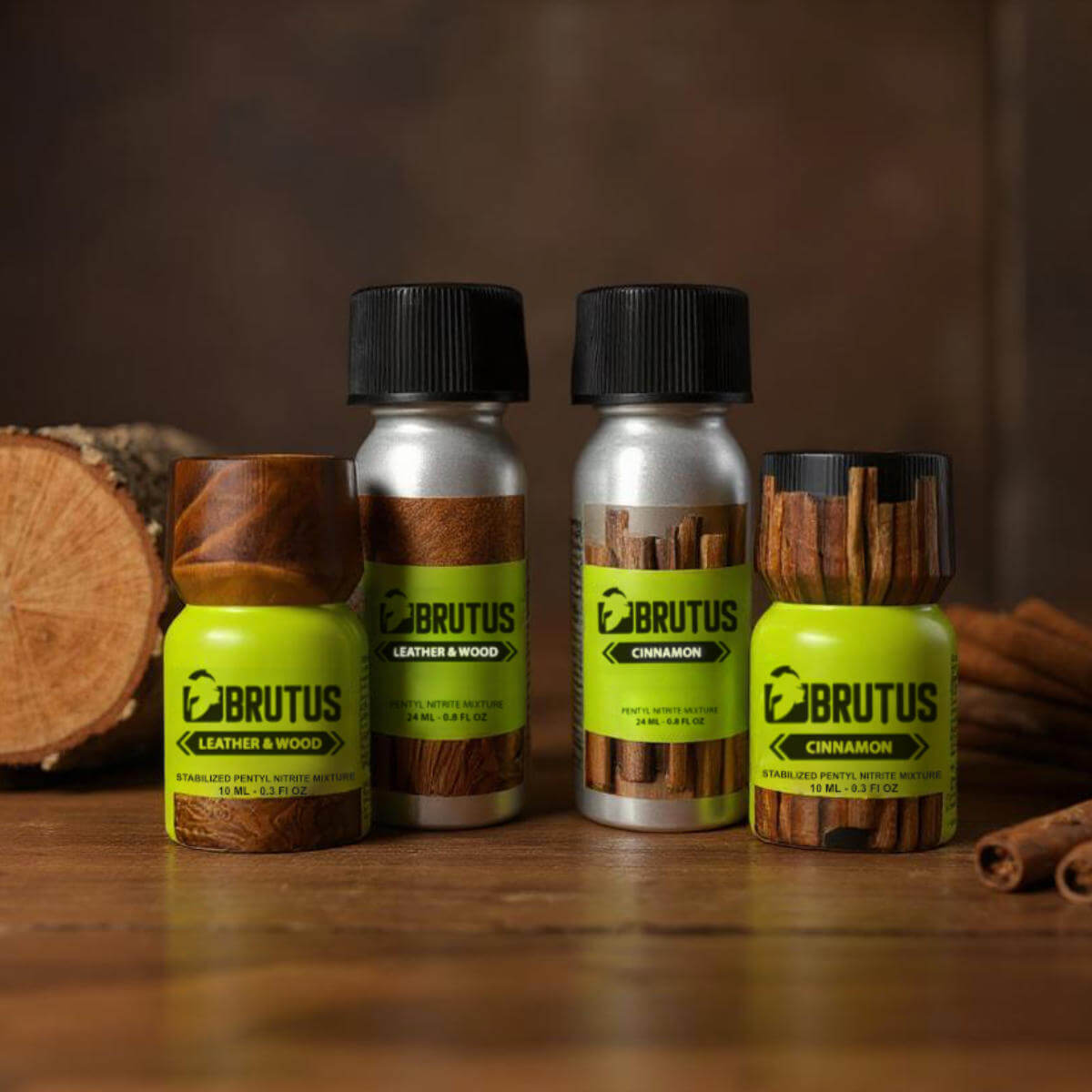 Brutus Leather & Wood Small