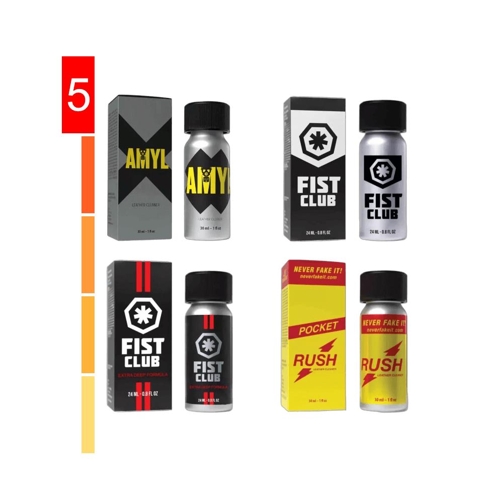 Poppers Wirkung verstärken Pocket Fucker 4 Pack Lederreiniger Express