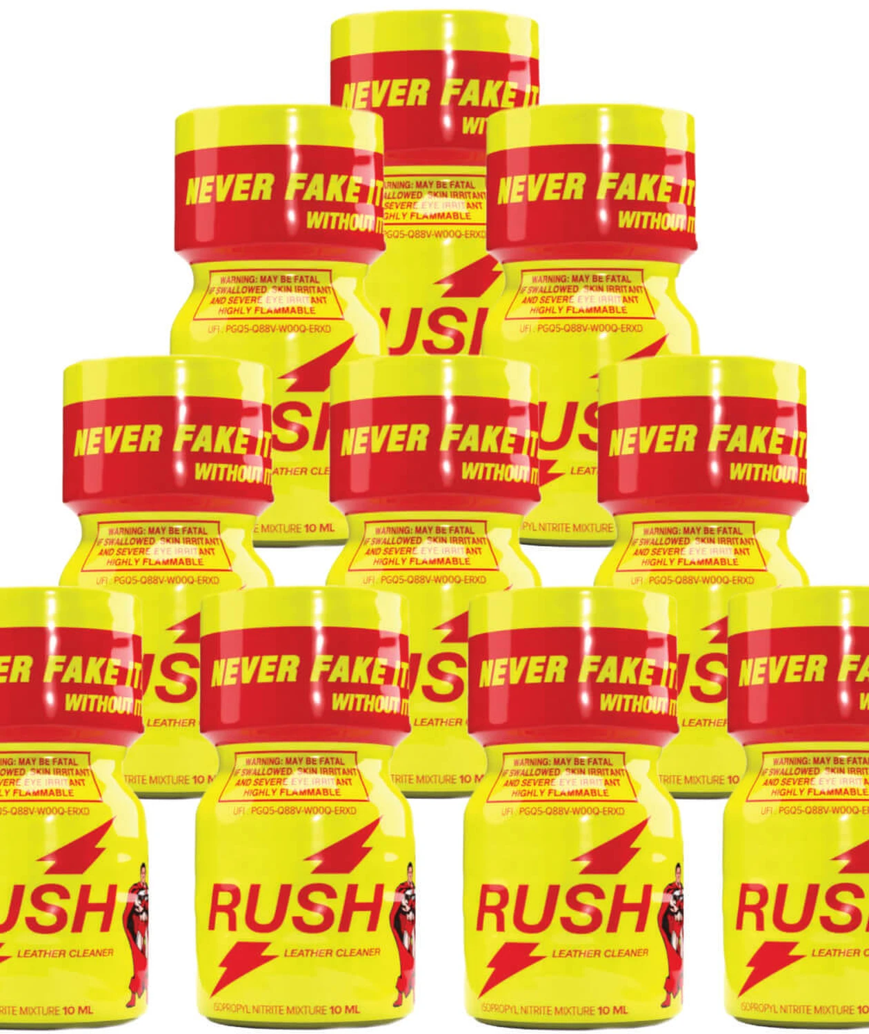 RUSH 10x vergrößert
