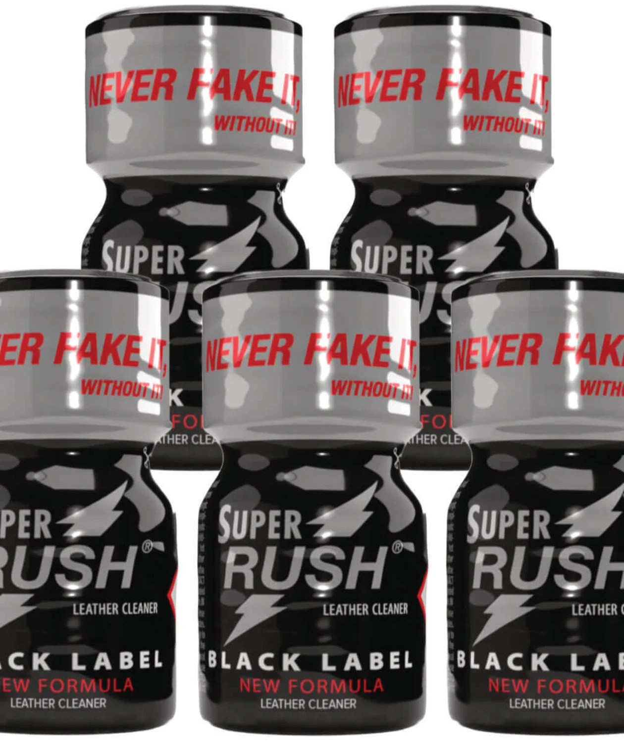SUPER RUSH Black 5x vergrößert