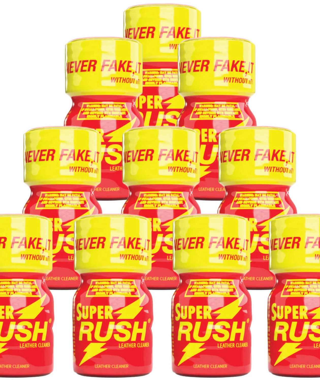 SUPER RUSH RED 10x vergrößert